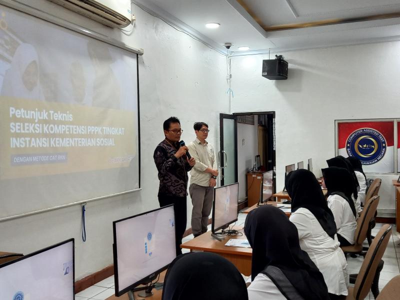 Titik Lokasi UPT BKN Serang - Pengarahan Seleksi Kompetensi oleh Kementerian Sosial